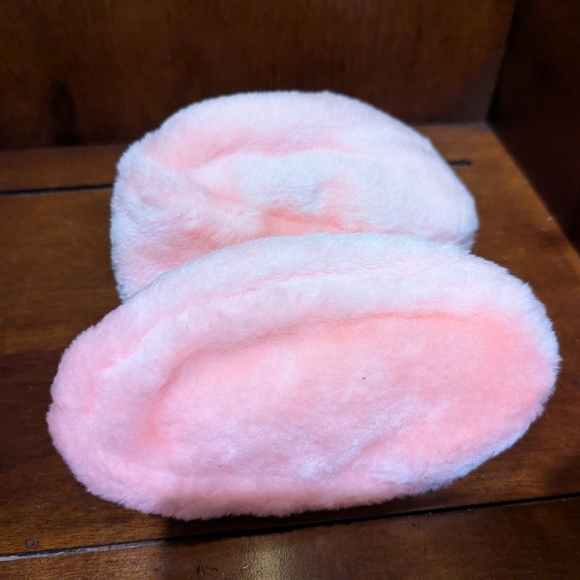 Vintage 1984 CABBAGE PATCH KIDS Pink Slippers Shoes - New With Tags - Hole - Picture 7 of 7